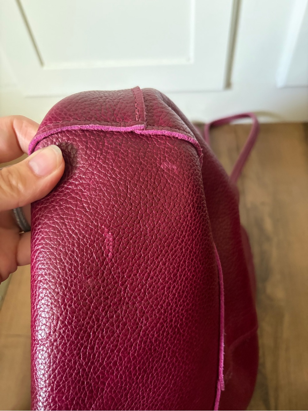 Oversized Devan Tote in Orchid - Picture 3 of 4
